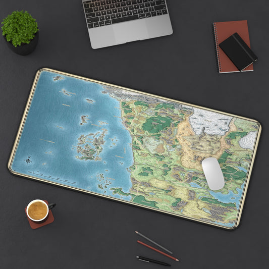 Sword Coast Map Mouse Pad