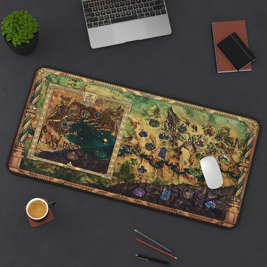 Baldur's Gate 3 Map Mousepad